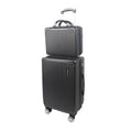 Mala de Bordo 10kg com Frasqueira Bagagem de Mão Expansivel Aprovada ANAC com 4 Rodas duplas 360° Cadeado AntiFurto TSA Mala de Viagem Alça Lateral com Divisória, Leve Resistente (Rosa)