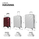 Mala de viagem bordo pequena 10kg Havana Swiss Move Roxa