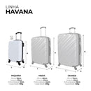 Mala de viagem bordo pequena 10kg Havana Swiss Move Roxa