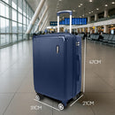 Mala de Bordo 10kg com Frasqueira Bagagem de Mão Expansivel Aprovada ANAC com 4 Rodas duplas 360° Cadeado AntiFurto TSA Mala de Viagem Alça Lateral com Divisória, Leve Resistente (Rosa)