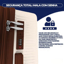 Mala de Bordo 10kg com Frasqueira Bagagem de Mão Expansivel Aprovada ANAC com 4 Rodas duplas 360° Cadeado AntiFurto TSA Mala de Viagem Alça Lateral com Divisória, Leve Resistente (Rosa)