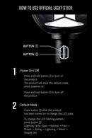 KPOP HEAVEN B.T.S Lightstick VER.4 Oficial + 7 Photocards Oficiais e 3 Photocards Extras em Conjunto