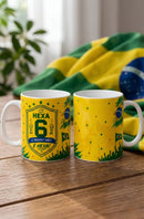 Caneca do Brasil - Hexa 2026