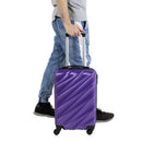 Mala de viagem bordo pequena 10kg Havana Swiss Move Roxa