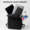 Mochila Executiva Slim para Notebook - Unissex Masculina e Feminina, Impermeável, Antifurto, Reforçada, Saída Cabo USB, Escola, Faculdade, Trabalho, Viagem