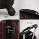 Mala de viagem bordo pequena 10kg Havana Swiss Move Roxa
