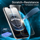 JETech Película de Vidro Temperado para iPhone 17 6,3 Polegadas, Protetor de Tela, Dureza 9H, Instalação Rápida, Amigável ao Case, Pacote com 3