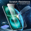 JETech Película de Vidro Temperado para iPhone 17 6,3 Polegadas, Protetor de Tela, Dureza 9H, Instalação Rápida, Amigável ao Case, Pacote com 3