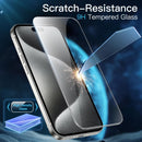 JETech Película de Vidro Temperado para iPhone 17 6,3 Polegadas, Protetor de Tela, Dureza 9H, Instalação Rápida, Amigável ao Case, Pacote com 3