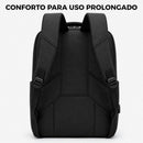 Mochila Executiva Slim para Notebook - Unissex Masculina e Feminina, Impermeável, Antifurto, Reforçada, Saída Cabo USB, Escola, Faculdade, Trabalho, Viagem