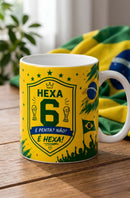 Caneca do Brasil - Hexa 2026