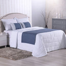 Kit Peseira de Cama Copacabana 5 Peças King 100% Poliéster Micropercal 300 Fios